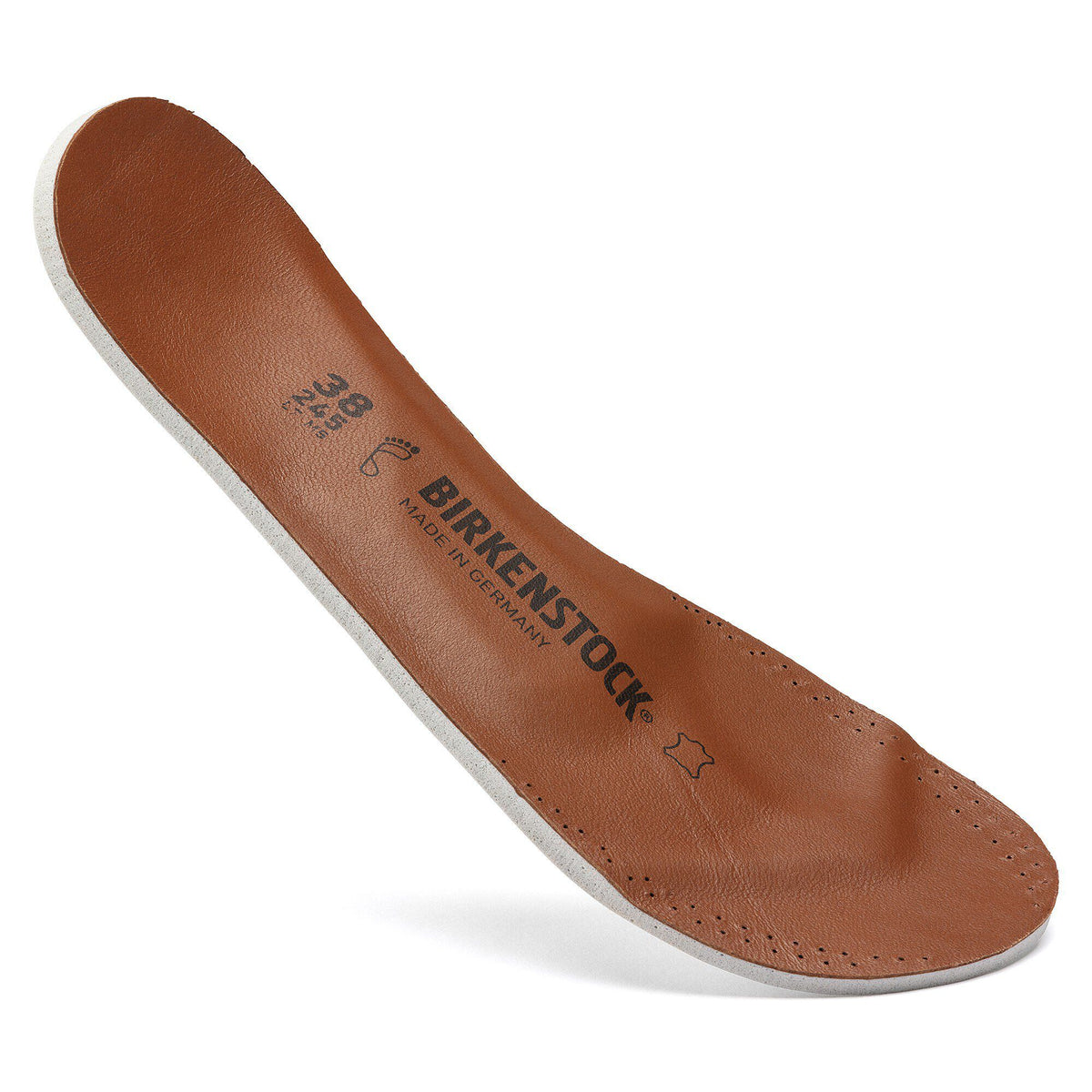 Comfort Insole Leather Leather in Color Brown | Birkenstock