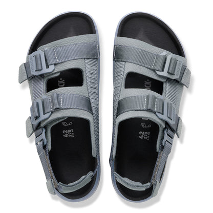 Shinjuku Leather-Textile in Color Basalt Gray | Birkenstock