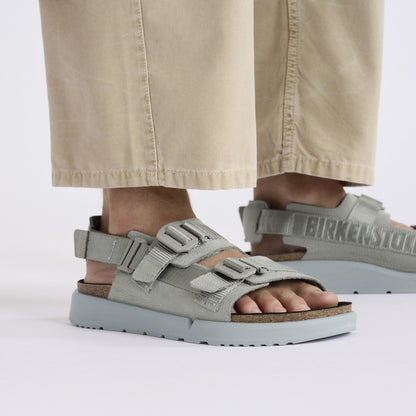 Shinjuku Leather-Textile in Color Pure Sage | Birkenstock
