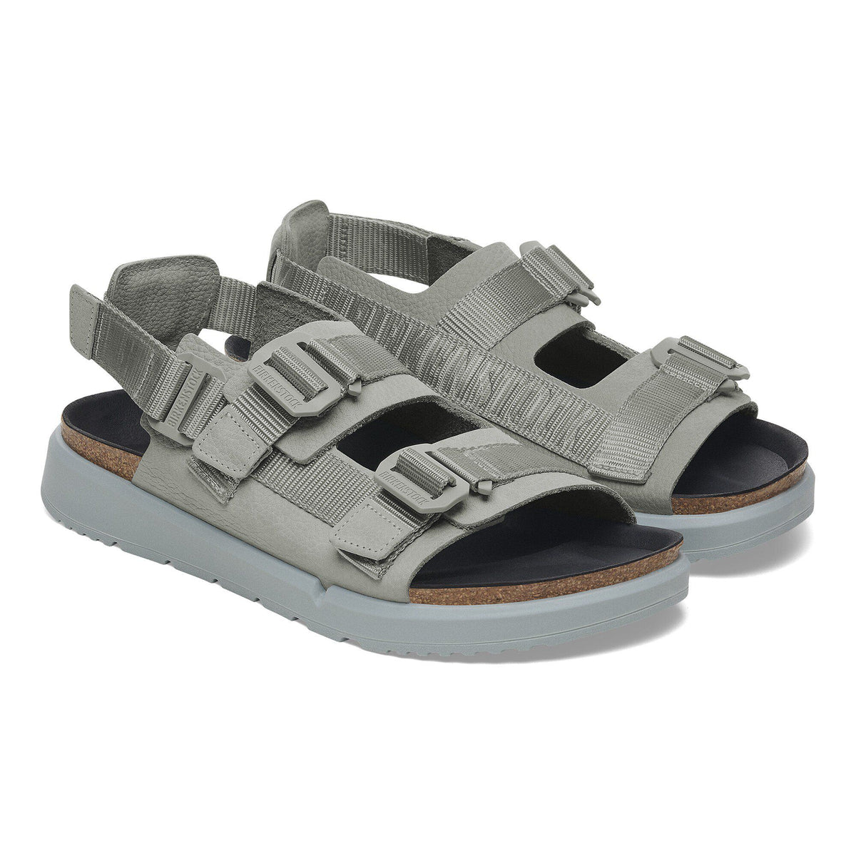 Shinjuku Leather-Textile in Color Pure Sage | Birkenstock