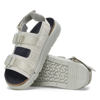 Shinjuku Leather-Textile in Color Mineral Gray | Birkenstock