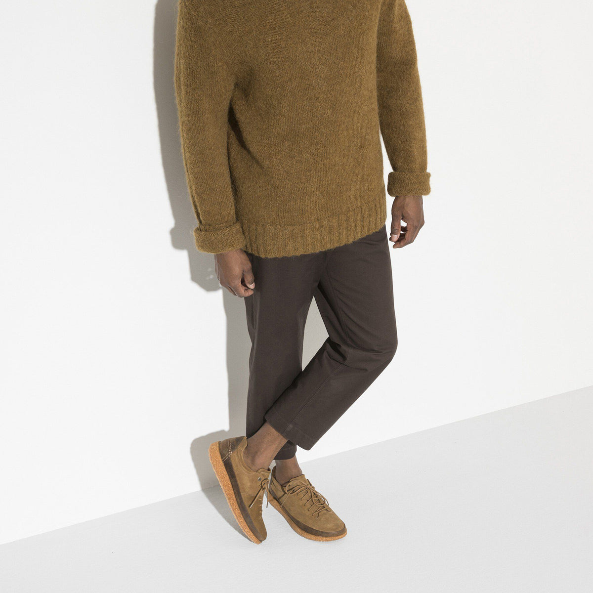 Honnef Low Suede Leather in Color Dark Tea | Birkenstock
