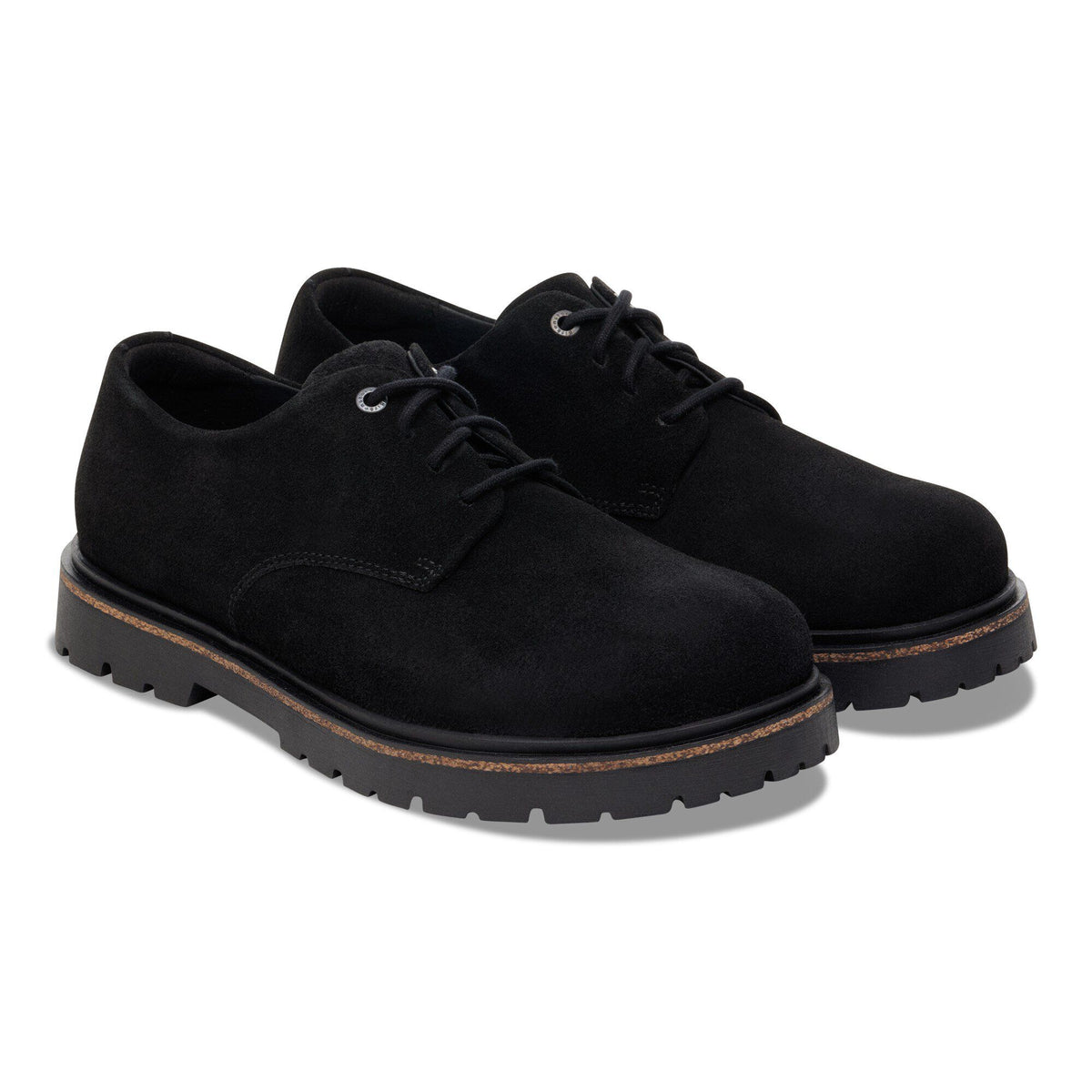 Highwood Lace Low Suede Leather in Color Black | Birkenstock