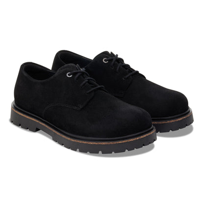 Highwood Lace Low Suede Leather in Color Black | Birkenstock