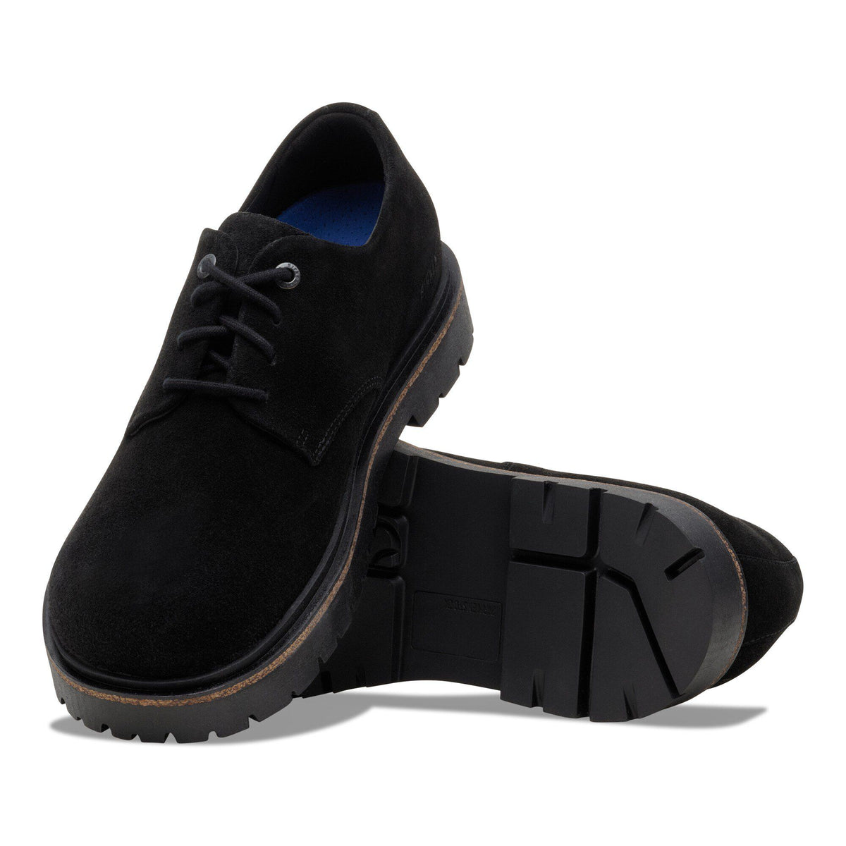Highwood Lace Low Suede Leather in Color Black | Birkenstock