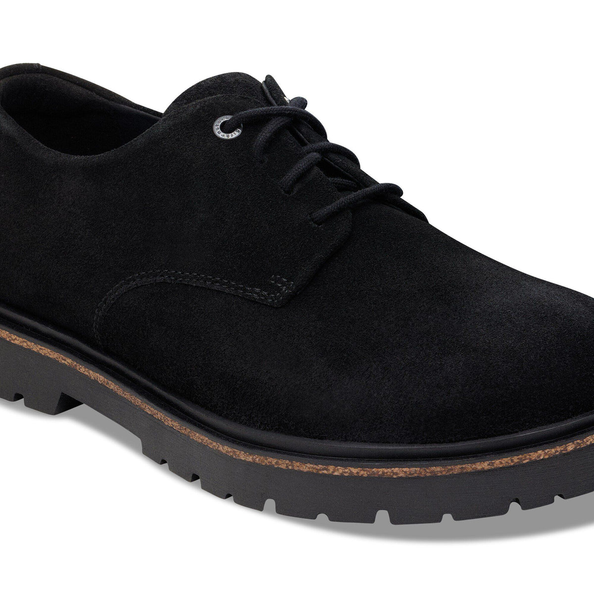 Highwood Lace Low Suede Leather in Color Black | Birkenstock