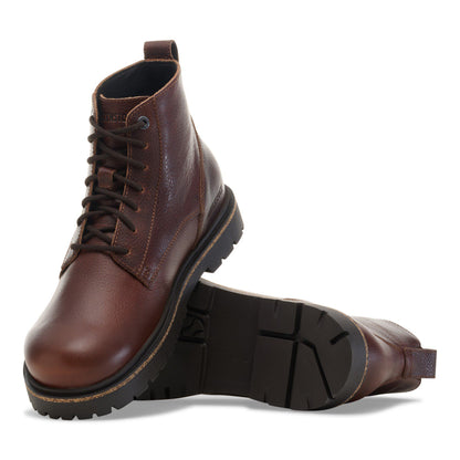 Highwood Lace Mid Men Leather in Color Chocolate | Birkenstock
