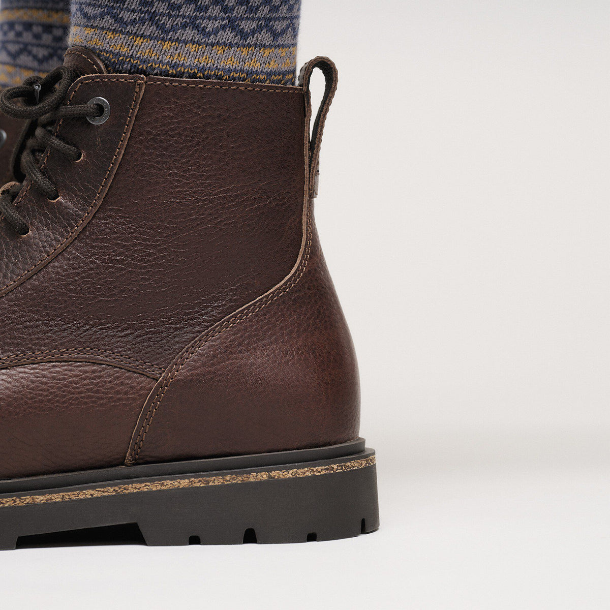 Highwood Lace Mid Men Leather in Color Chocolate | Birkenstock