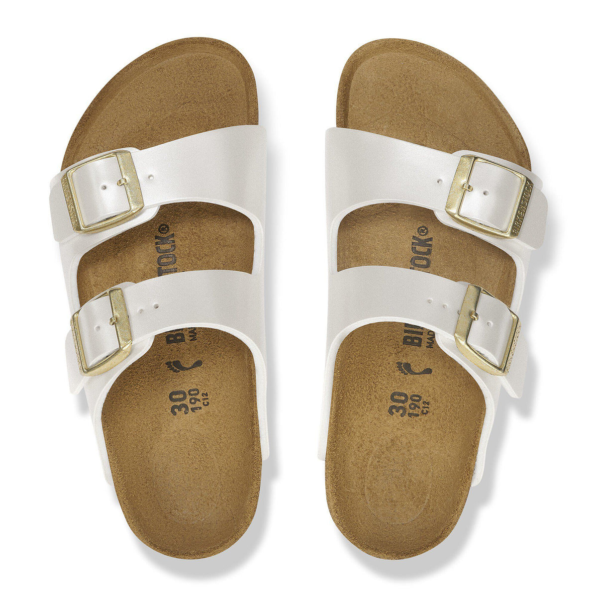 Arizona Kids Birko-Flor in Color Electric Metallic Pearl | Birkenstock