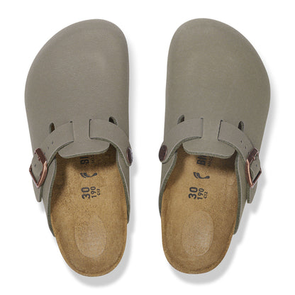 Boston Kids Birkibuc in Color Stone | Birkenstock