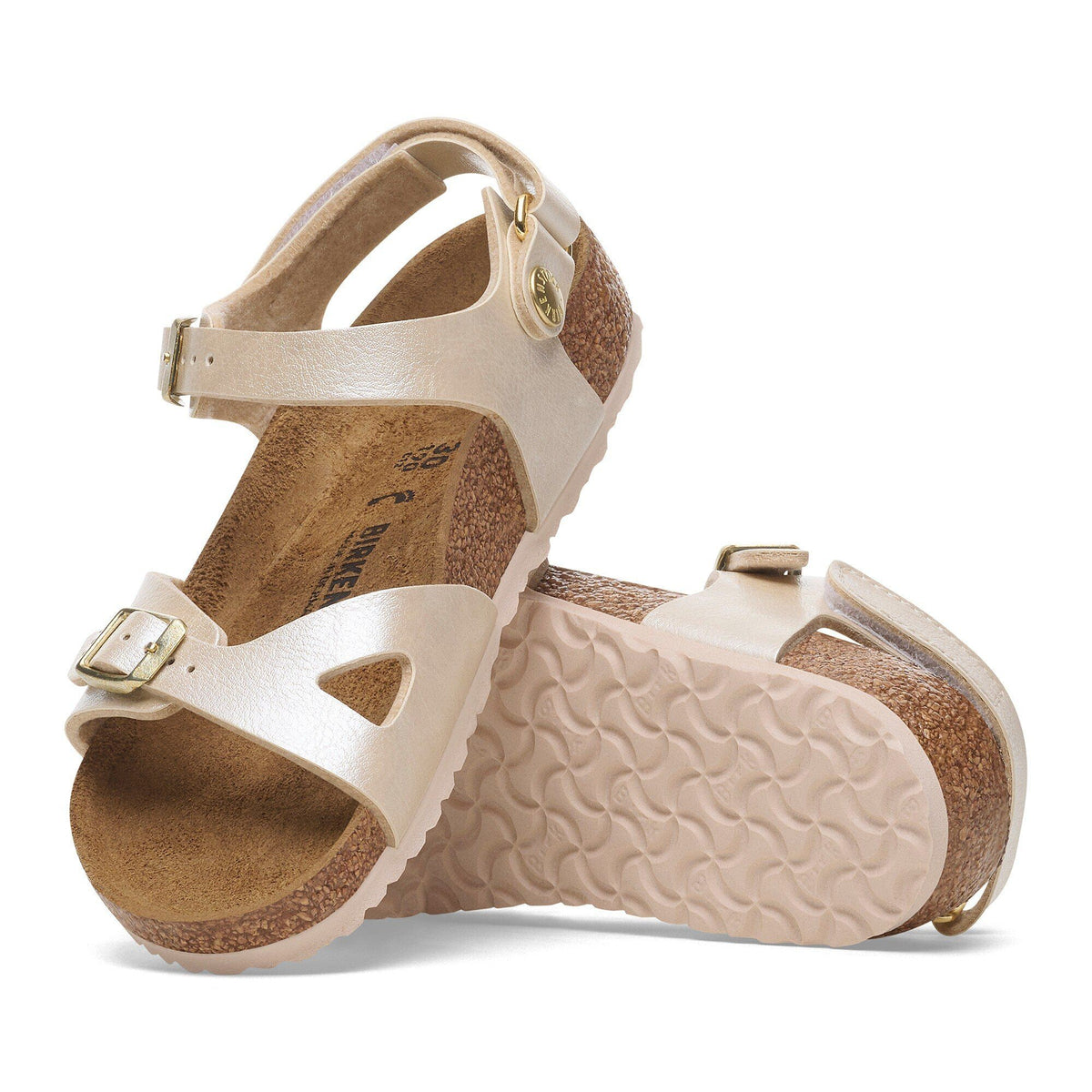 Rio Kids Birko-Flor in Color Graceful Pearl White | Birkenstock